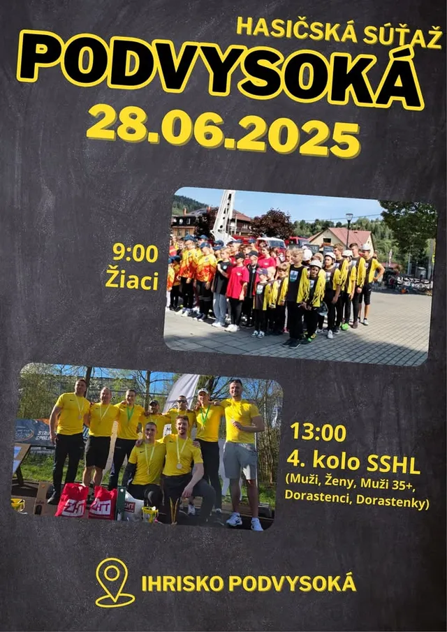 Hasičská súťaž Podvysoká 2025