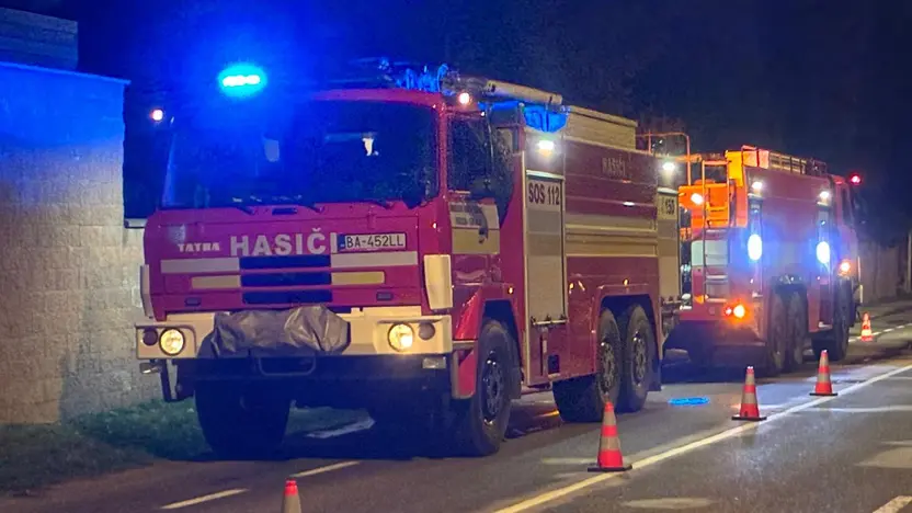 Včerajší zásah - požiar lesného porastu s DHZ Devín HS Radlinského a HS Saratovská