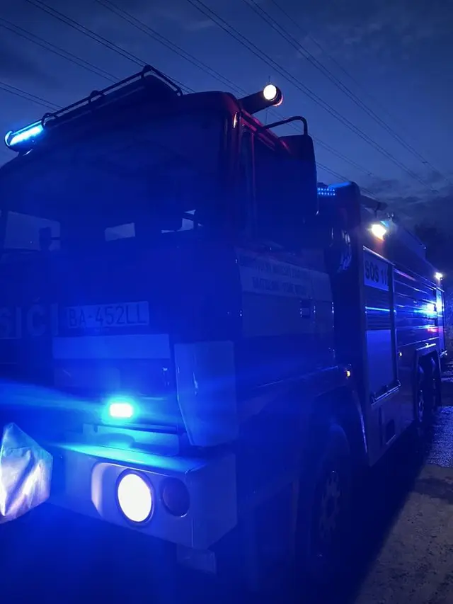 Včera nás operačné stredisko vyslalo na výjazd - požiar opustenej budovy