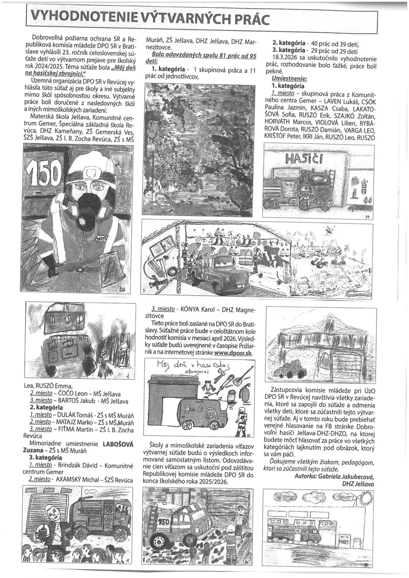 Vyšlo v májovom Požiarniku