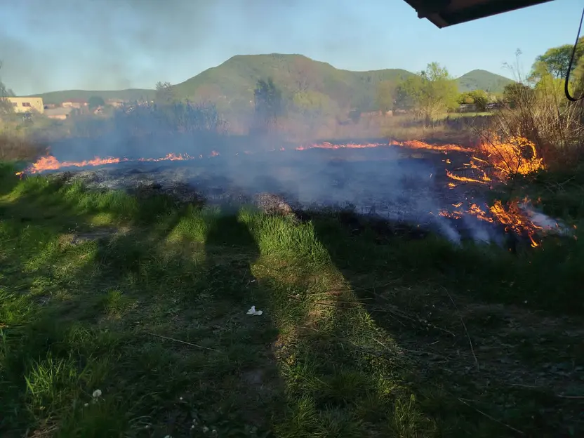 Zásah č. 18-26, požiar suchej trávy, Jelšava